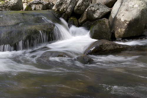 Waterfall, Hazel Mountain Trail, Shenandoah National Park, Sperryville, Virginia 