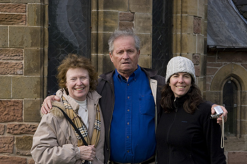 [Family, Old High Church, Inverness, Scotland, UK.]