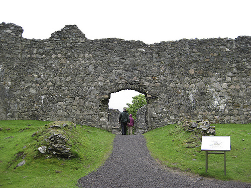 [Family, Inverlochy Castle, Fort William, Scotland, UK.]