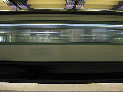 [Metro, Paris, France.]